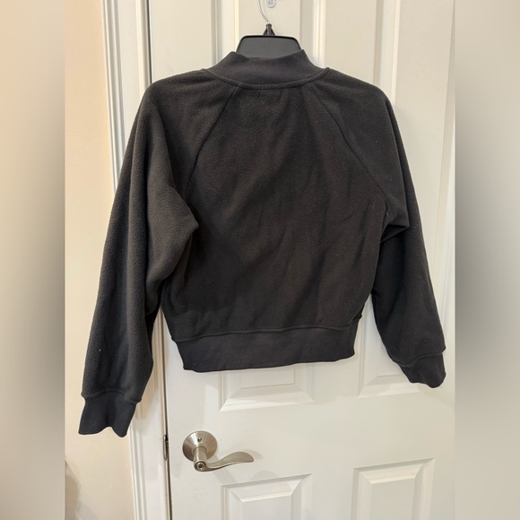 NWT SKIMS Lounge Fleece Jacket size Large in Onyx - Picture 3 of 3